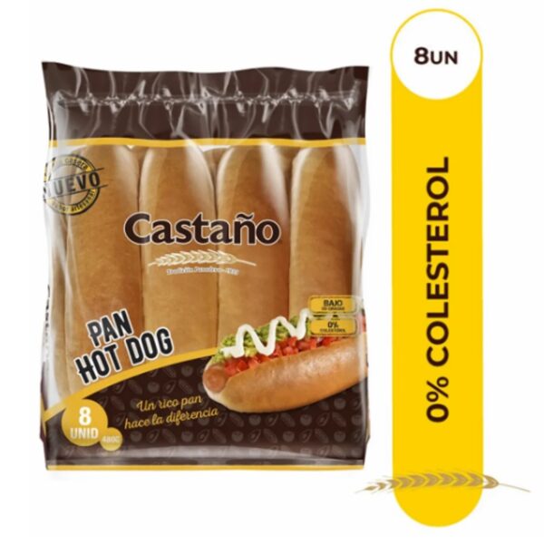 Pan Hot Dog Castaño Mandarina Delivery
